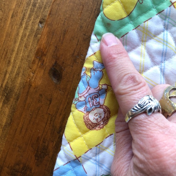 Vintage Cabbage Patch sleeping Bag 1980s doll size bedding blanket - Picture 9 of 12